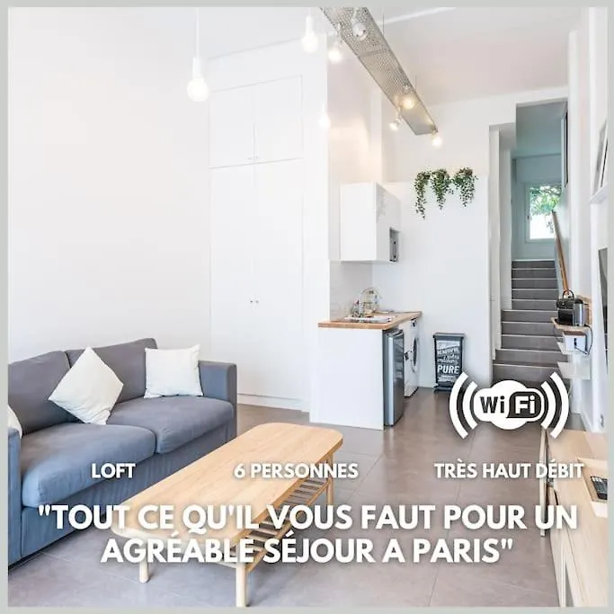 L'Atelier Loft-Invalides Tour Eiffel- 6 Pers-2 Chambres - Cosy Paris